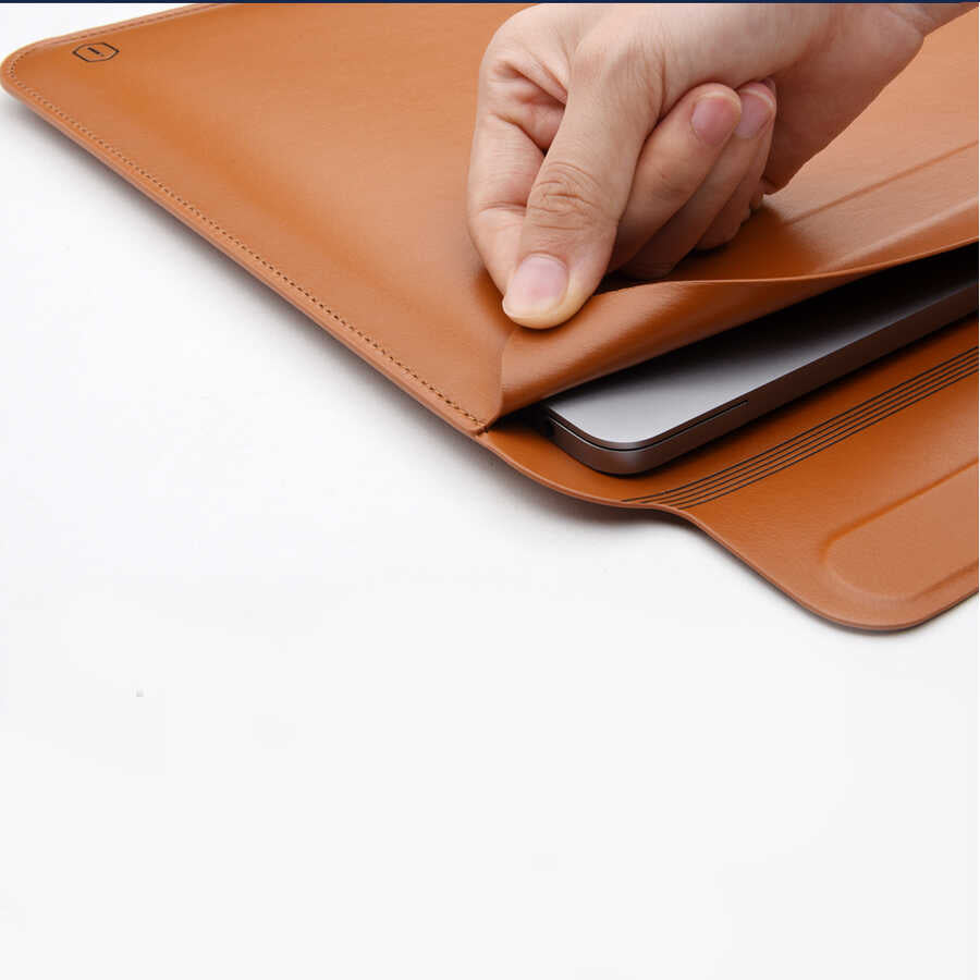Apple Macbook 16.2' 2021 Wiwu Macbook Skin Pro Portable Stand Kılıf
