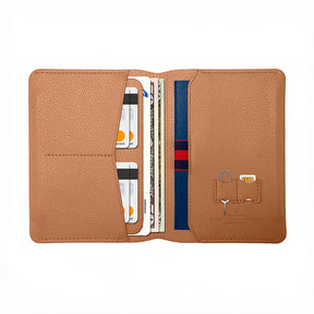 Wiwu Master Passport Wallet Pasaport RFID Özellikli Kart ve Sim Bölmeli PU Deri Cüzdan
