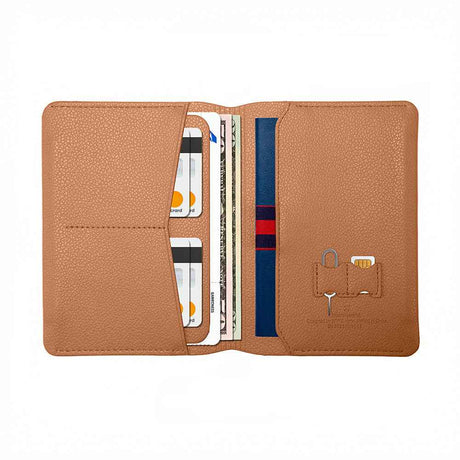 Wiwu Master Passport Wallet Pasaport RFID Özellikli Kart ve Sim Bölmeli PU Deri Cüzdan