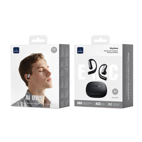 Wiwu O201 Rhythmo Serisi Ai Çeviri Özellikli ENC Teknolojili Bluetooth Kulaklık v6.0