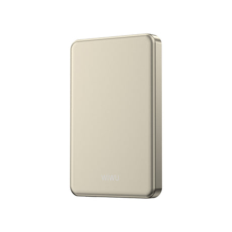Wiwu P15 LED Işık Göstergeli Ultra İnce PD 20W Kablosuz Powerbank 5000mAh 15W
