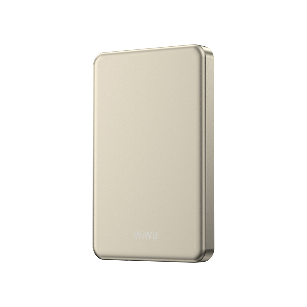 Wiwu P15 LED Işık Göstergeli Ultra İnce PD 20W Kablosuz Powerbank 5000mAh 15W