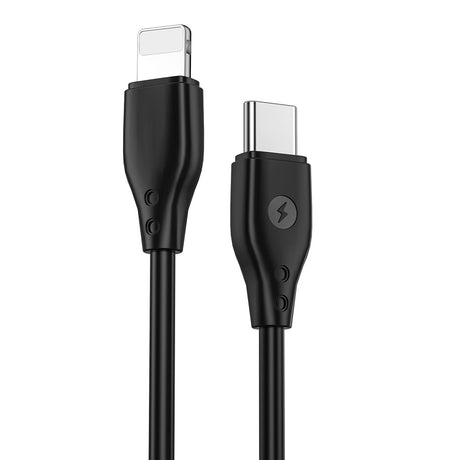 Wiwu Pioneer Wİ-C002 Ultra Esnek 30W Hızlı Şarj Özellikli Type-C to Lightning PD Kablo 1M