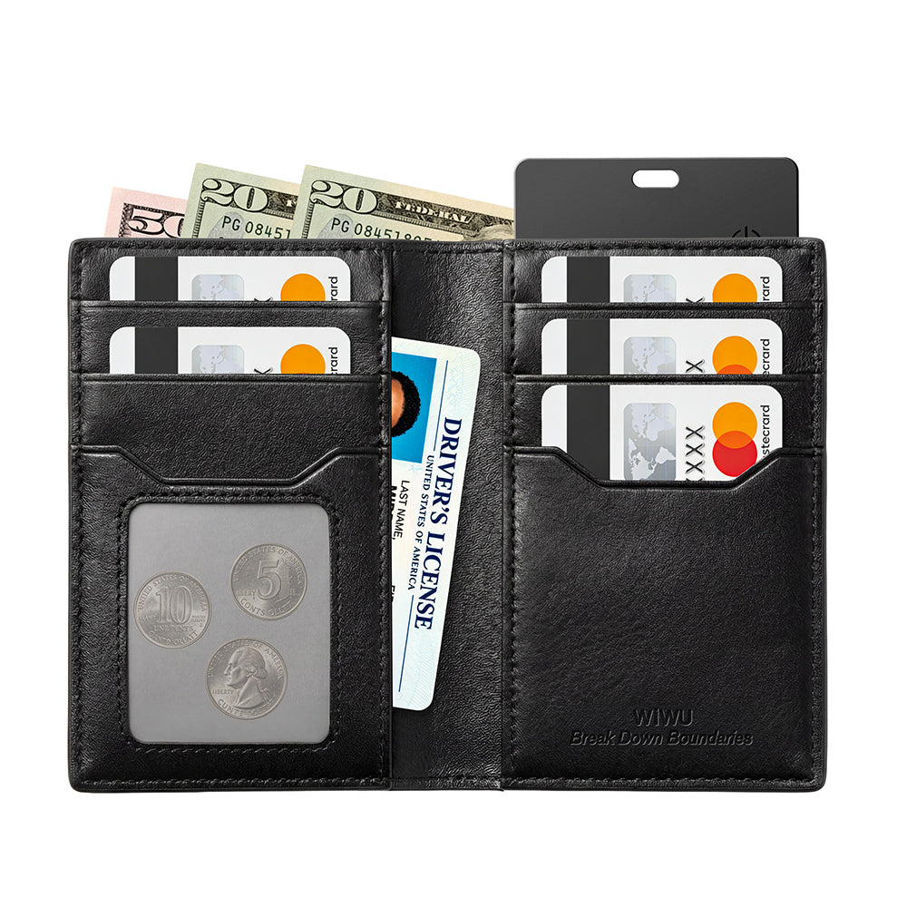 Wiwu Royal Wallet Android ve iOS Cihazlar için RFID Özellikli PU Deri Cüzdan