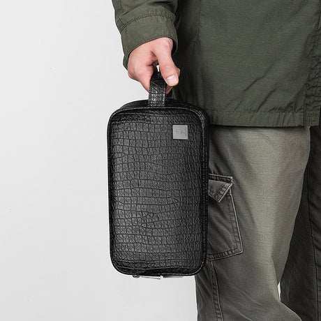 Wiwu Salem Serisi Parmak İzi Kilitli Çok Fonksiyonlu Taşınabilir Mobil Aksesuar Çantası