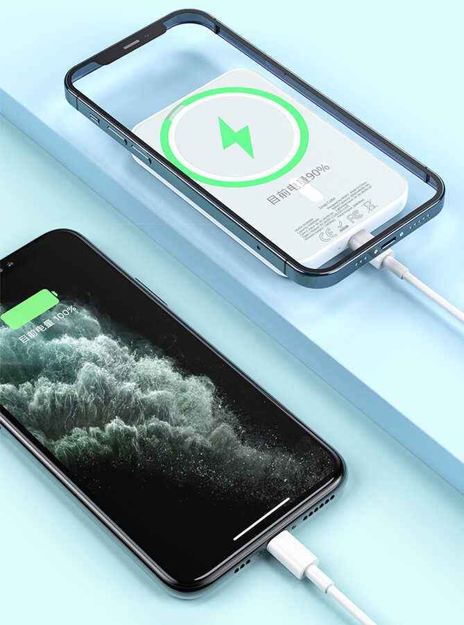 Wiwu SC5000A M-safe Mıknatıslı Wireless Powerbank