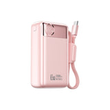 Wiwu T132 Power Plus Serisi Type-C Kablolu PD Powerbank 65W 12000mAh