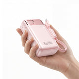 Wiwu T132 Power Plus Serisi Type-C Kablolu PD Powerbank 65W 12000mAh
