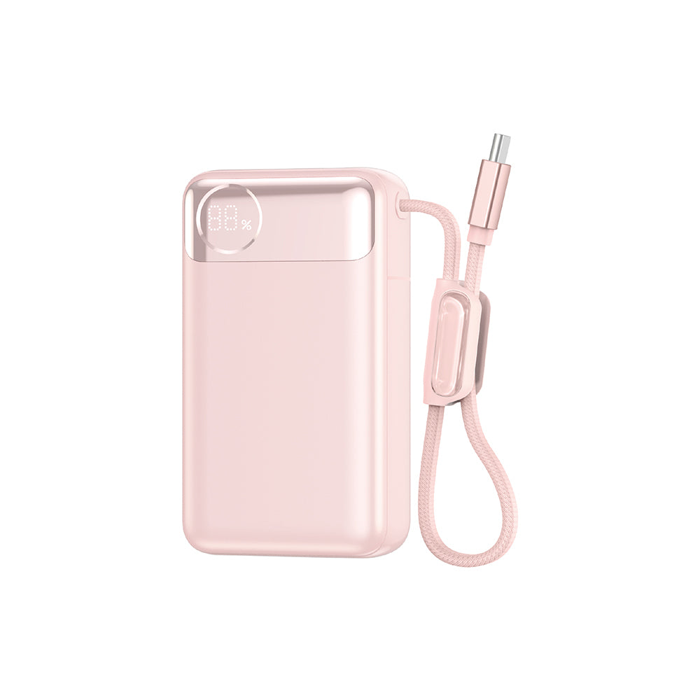 Wiwu T132 Power Plus Serisi Type-C Kablolu PD Powerbank 65W 12000mAh