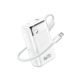 Wiwu T132 Power Plus Serisi Type-C Kablolu PD Powerbank 65W 12000mAh