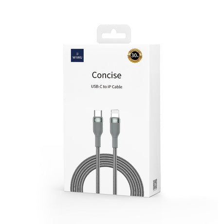 Wiwu Wİ-C017 Concise Serisi Type-C to Lightning PD Data Kablo 30W 1.2 Metre