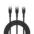 Wiwu Wi-C029 Concise Serisi 2in1 Type-C to Lightning PD Data ve Şarj Kablosu 100W 1.2M