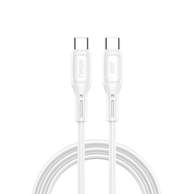Wiwu Wi-C043E Starlink Serisi Type-C to Type-C Hızlı Şarj Özellikli Data ve Şarj Kablosu 60W 1M