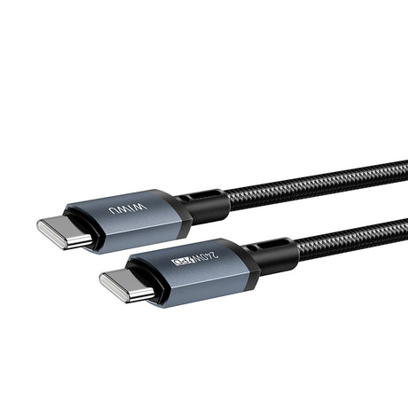 Wiwu Wi-C058 Titanlink Serisi Type-C to Type-C Hızlı Şarj Özellikli Data ve Şarj Kablosu 240W 1.5M