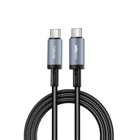 Wiwu Wi-C061 Titanlink Serisi Type-C to Type-C Hızlı Şarj Özellikli PD Data ve Şarj Kablosu 60W 2.5M