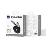 Wiwu Wi-C077 Cyberlink Serisi Type-C to Lightning Hızlı Şarj Özellikli Data ve Şarj Kablosu 27W 1M