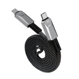 Wiwu Wi-C078 Cyberlink Serisi Type-C to Type-C PD Hızlı Şarj Özellikli Data ve Şarj Kablosu 100W 1M