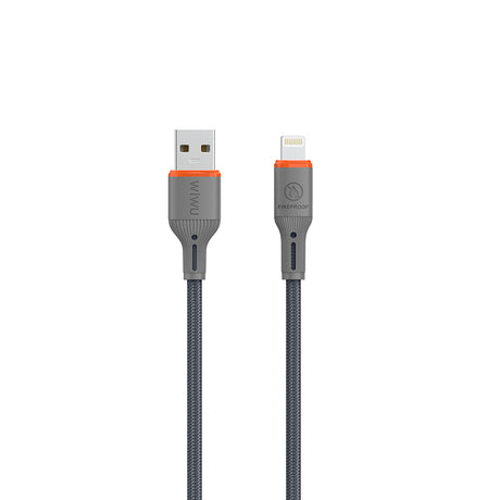 Wiwu Wi-C095 FlameGuard Serisi USB-A to Lightning Data ve Şarj Kablosu 1.2M