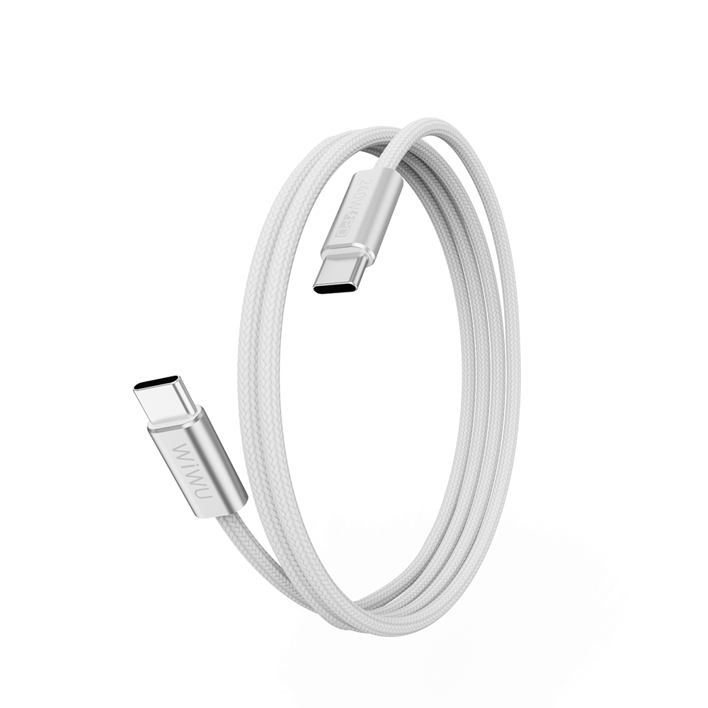 Wiwu Wi-C101 Essen Serisi Type-C to Type-C Hızlı Şarj Özellikli Data ve Şarj Kablosu 240W 1.5M