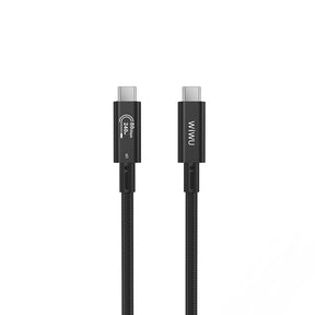 Wiwu Wi-C102 Type-C to Type-C Thunderbolt 5 Kablo 16K Ultra HD 240W 180cm