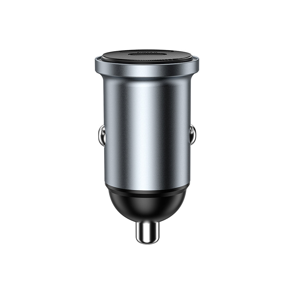 Wiwu Wi-CC030 Nano Lite Serisi Type-C + USB-A Hızlı Şarj Özellikli Akım Korumalı Araç Şarj Aleti PD ve QC3.0 35W