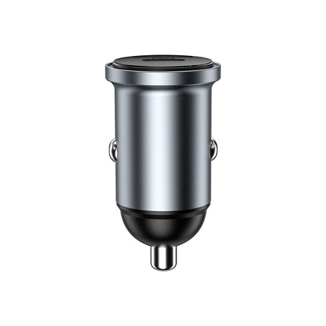 Wiwu Wi-CC030 Nano Lite Serisi Type-C + USB-A Hızlı Şarj Özellikli Akım Korumalı Araç Şarj Aleti PD ve QC3.0 35W