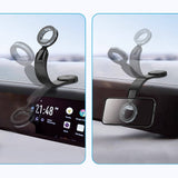 Wiwu Wi-CH053 Mago Serisi Magnetik M-safe Uyumlu Bükülebilen Eğimi ve Düz Zemin Araç Telefon Tutacağı