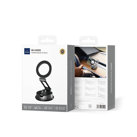 Wiwu Wi-CH055 360 Derece Dönebilen Magnetik Stand Araç Telefon Tutucu