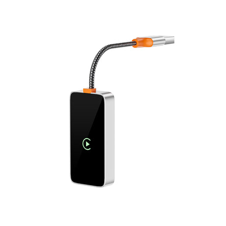 Wiwu Wi-CP002 CarPlay Dijital LED Göstergeli Kablosuz Ses Alıcı USB Girişli Bluetooth Adaptör