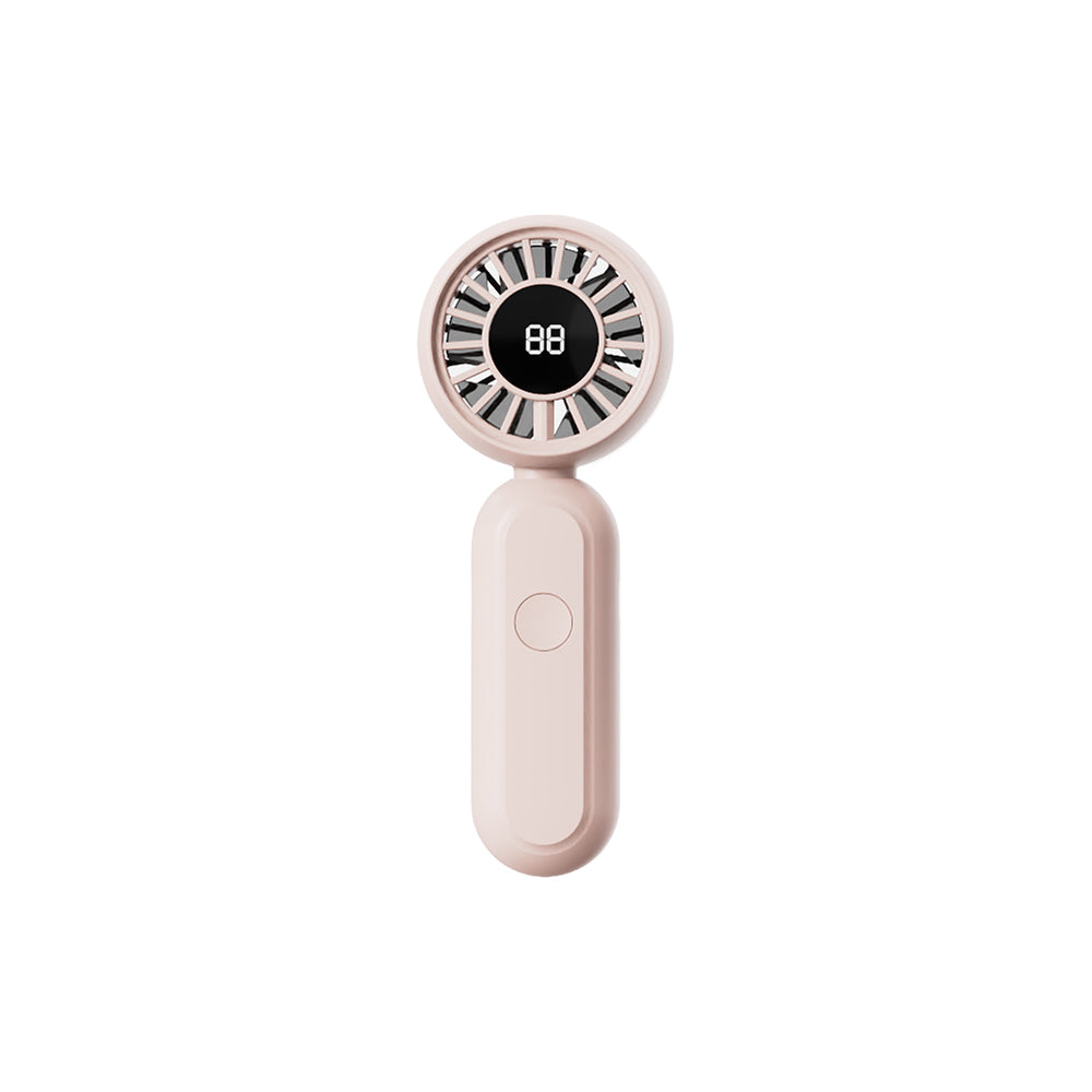 Wiwu Wi-FS017 Bubble Mini Pro Serisi 3 Kademeli Dijital LED Göstergeli Katlanabilir Portatif Soğutucu El Fanı