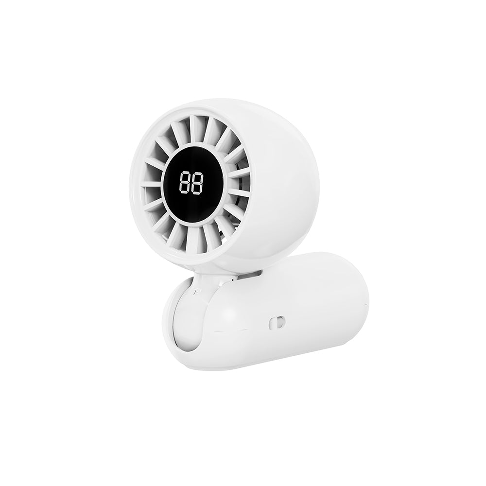 Wiwu Wi-FS017 Bubble Mini Pro Serisi 3 Kademeli Dijital LED Göstergeli Katlanabilir Portatif Soğutucu El Fanı