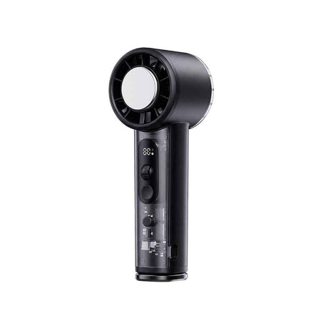 Wiwu Wi-FS019 Ice Engine Turbo Fan Serisi Dijital LED Göstergeli Şeffaf Tasarım Portatif Soğutucu El Fanı