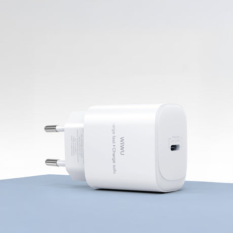 Wiwu Wi-G008 Essen Serisi GaN Tech PD Hızlı Şarj Başlığı Type-C to Type-C PD 30W Kablolu Şarj Seti