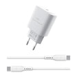 Wiwu Wi-G008 Essen Serisi GaN Tech PD Hızlı Şarj Başlığı Type-C to Type-C PD 30W Kablolu Şarj Seti