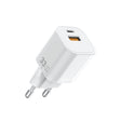 Wiwu Wi-G017 Cube Serisi Type-C PD & USB-A GaN Tech PD Hızlı Şarj Özellikli Mini Şarj Başlığı 33W