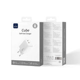 Wiwu Wi-G025 Cube Serisi Dual Type-C PD GaN Teknolojili Hızlı Şarj Başlığı 45W