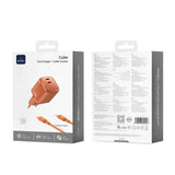 Wiwu Wi-G025 Cube Serisi Type-C to Type-C GaN Tech Hızlı Şarj Özellikli Kablolu Şarj Seti 47W