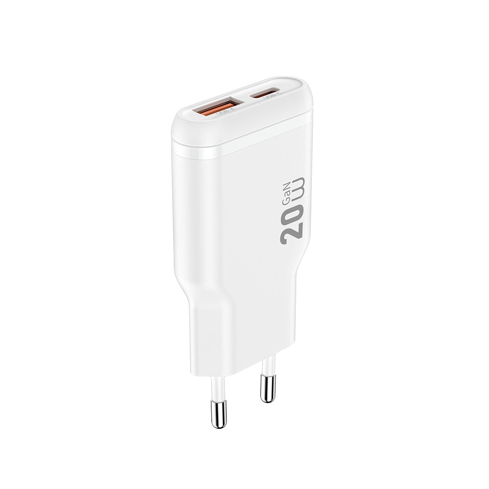 Wiwu Wi-G032 Essen Slim Serisi GaN Tech PD Hızlı Şarj Özellikli Şarj Başlığı 20W