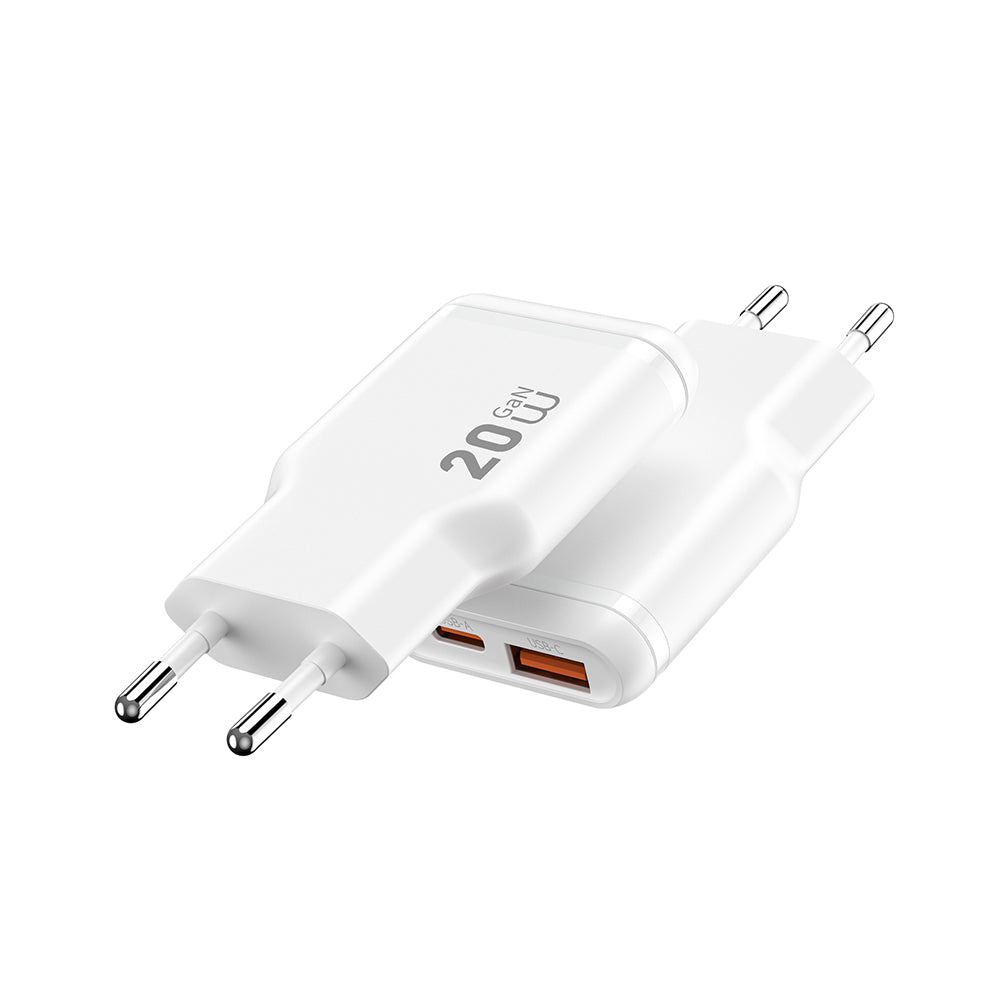 Wiwu Wi-G032 Essen Slim Serisi GaN Tech PD Hızlı Şarj Özellikli Şarj Başlığı 20W