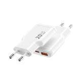 Wiwu Wi-G032 Essen Slim Serisi GaN Tech PD Hızlı Şarj Özellikli Şarj Başlığı 20W