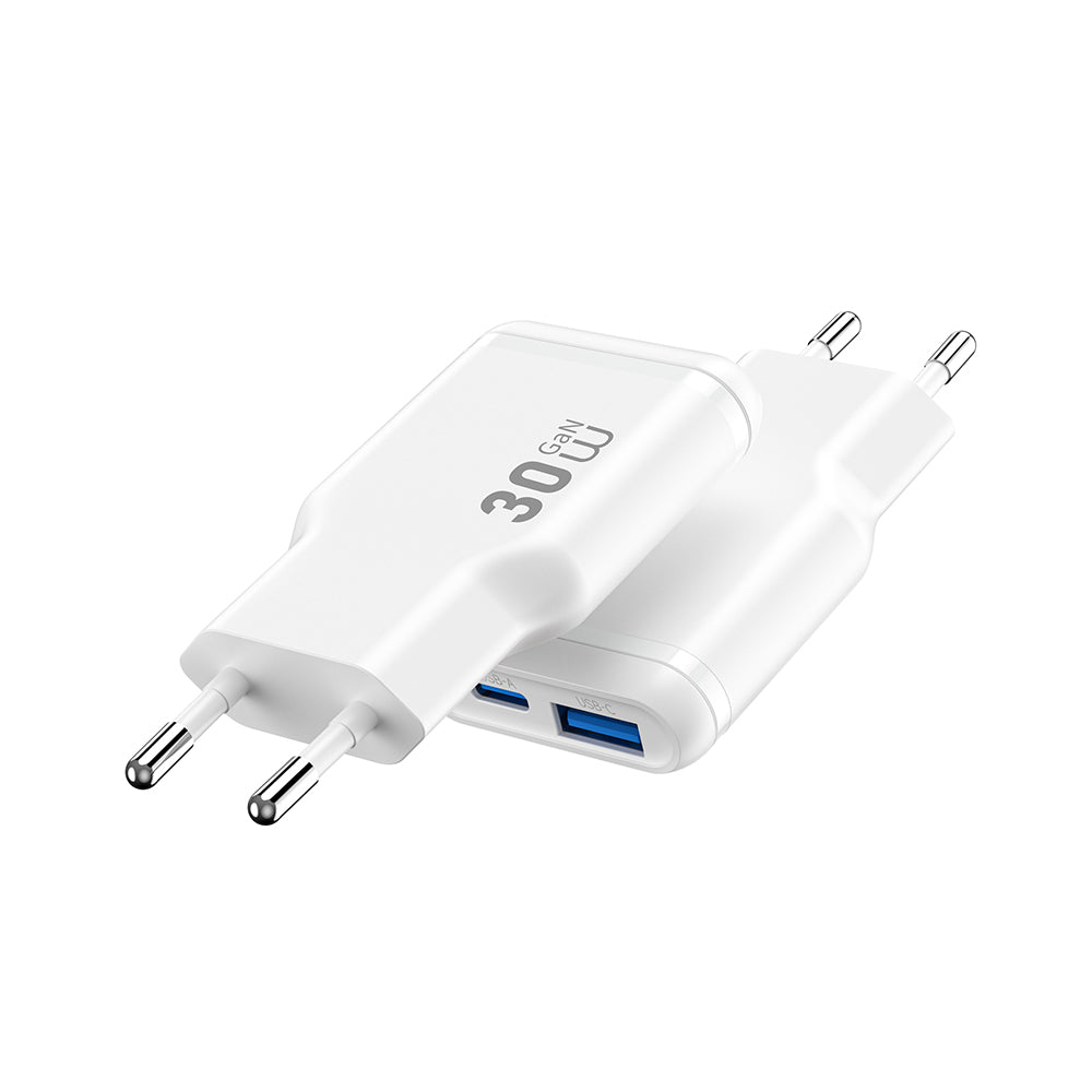 Wiwu Wi-G033 Essen Slim Serisi GaN Tech PD Hızlı Şarj Özellikli Şarj Başlığı 30W