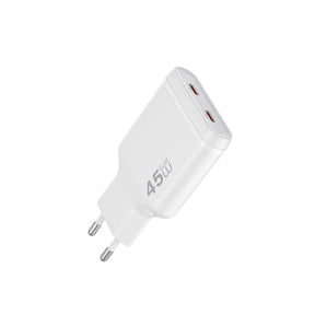 Wiwu Wi-G034 Essen Slim Serisi GaN Tech PD Hızlı Şarj Özellikli Şarj Başlığı 45W