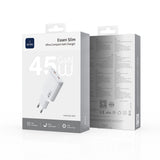 Wiwu Wi-G034 Essen Slim Serisi GaN Tech PD Hızlı Şarj Özellikli Şarj Başlığı 45W