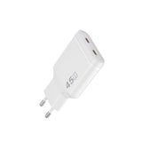 Wiwu Wi-G034 Essen Slim Serisi GaN Tech PD Hızlı Şarj Özellikli Şarj Başlığı 45W