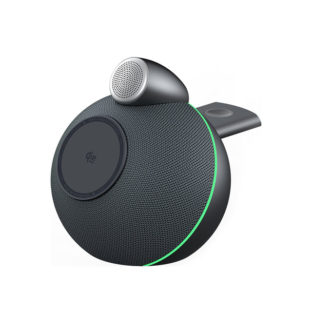 Wiwu Wi-G042 Qi2 Şarj Teknolojili Bluetooth Speaker Hoparlör Özellikli 25W Kablosuz Şarj Standı