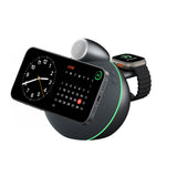 Wiwu Wi-G042 Qi2 Şarj Teknolojili Bluetooth Speaker Hoparlör Özellikli 25W Kablosuz Şarj Standı