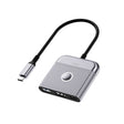 Wiwu Wi-HB8002 Travel Serisi 3in1 HDMI (4K@60Hz) Girişli 100W PD Type-C Hub Bağlantı İstasyonu
