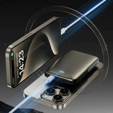 Wiwu Wi-P018 Elite Serisi Led Ekranlı M-safe Powerbank Wireless 15W 10000mAh