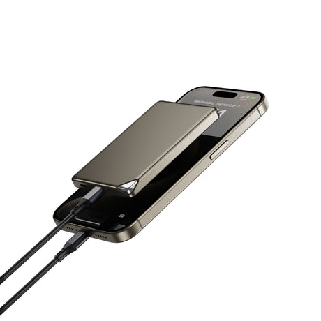 Wiwu Wi-P019 Ultra İnce Explore Serisi Led Göstergeli Wireless M-safe Powerbank 15W 5000mAh