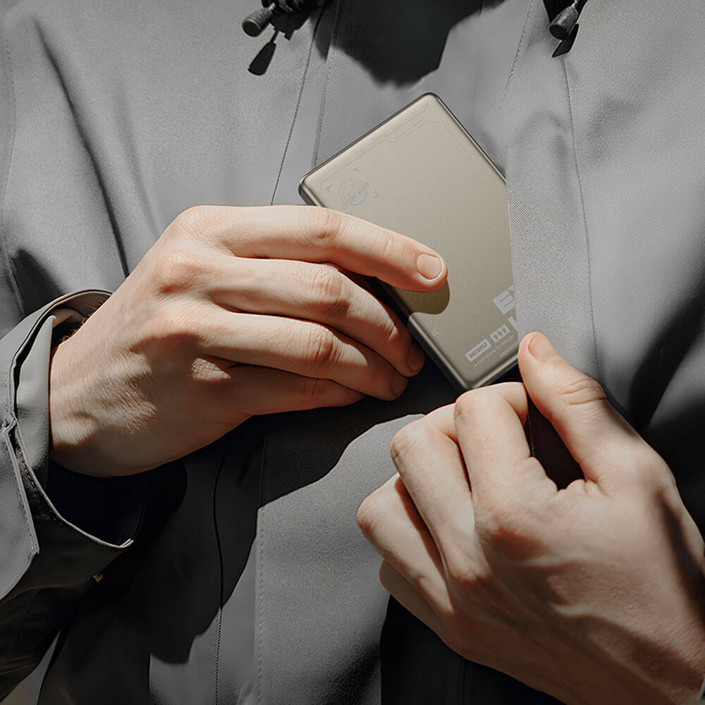 Wiwu Wi-P020 Ultra-Thin Explore Serisi Led Göstergeli Wireless M-safe Powerbank 15W 10000mAh